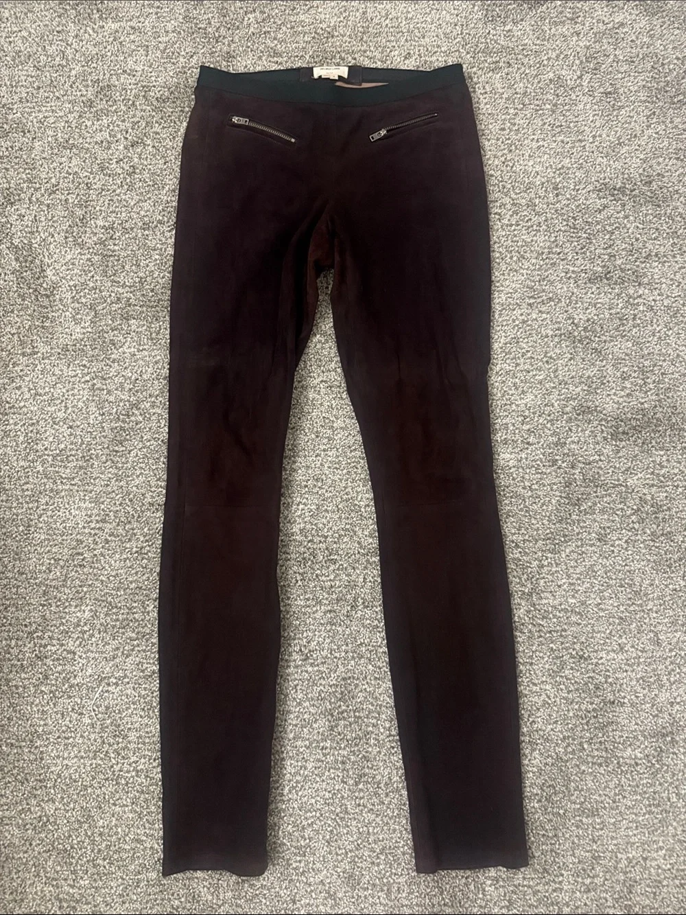 Helmut Lang Suede Leggings